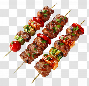 Meat Skewers - Delicious Grilled Meat Skewers Transparent PNG