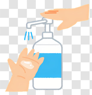 Icon - Handwashing With Liquid Soap Dispenser Illustration Transparent PNG