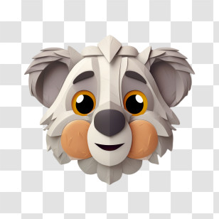 Koala - Cute Cartoon Koala Transparent PNG