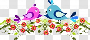 Bird Illustration - Branch - Decorative Transparent PNG
