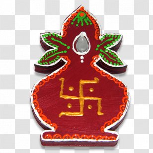 Haldi Kumkum Kumkuma Puja Thali Rangoli - Price - Durga Maa Transparent PNG