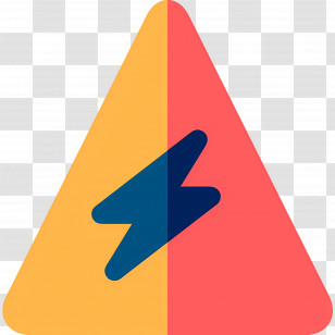 Electrical Warning - Warning Triangle With Lightning Bolt Transparent PNG