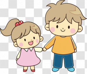 Cartoon Child Cheek Animated Clip Art - Interaction - Gesture Sharing Transparent PNG