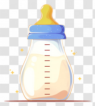 Plastic Baby Bottle - Milk Bottle For Babies Transparent PNG