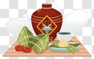 Thai Food - Traditional Chinese Food For Dragon Boat Festival Transparent PNG