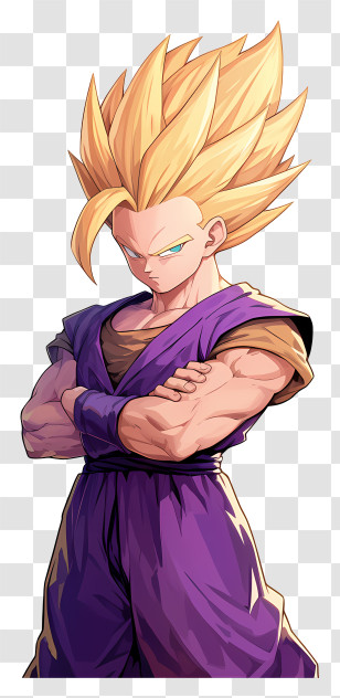 Gohan - Powerful Anime Character Transparent PNG
