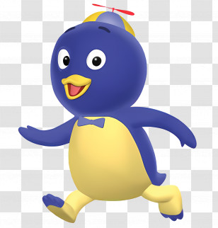 Backyardigans - Running Blue Penguin Transparent PNG