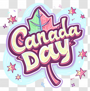 Canada Day - Decorative Canada Day Celebration Graphic Transparent PNG