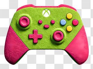 Xbox Controller - Colorful Game Controller For Fun Play Transparent PNG