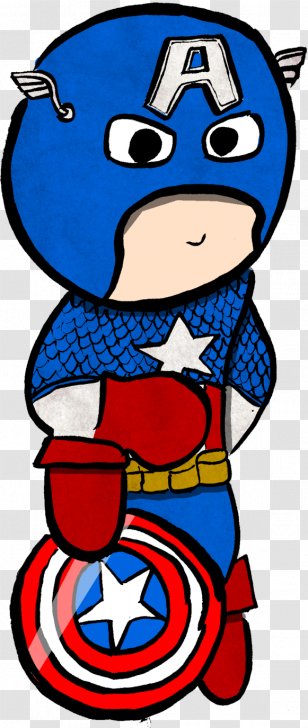 Superhero Cartoon Clip Art - Area - Captain America Black And White Images Transparent PNG