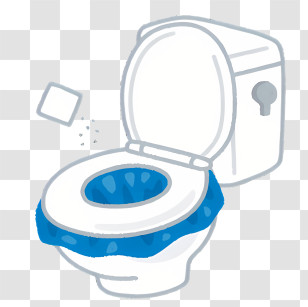 Icon - Toilet With Cleaning Tablet Illustration Transparent PNG