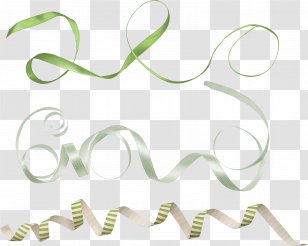 Ribbon Material Silk Webbing - New Year Element Transparent PNG