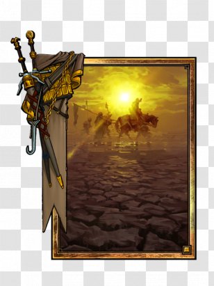 Gwent: The Witcher Card Game Geralt Of Rivia Ciri Playing - Picture Frame - Drought Transparent PNG