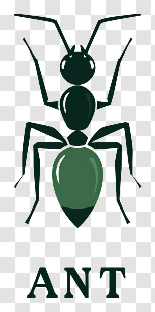 Ant Logo - Green Ant Icon Logo Transparent PNG