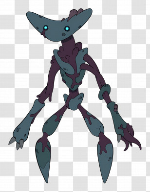 Jean Luc - Futuristic Blue Robot Transparent PNG