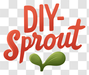 Diy Sprout - DIY Sprout Handwritten Logo Transparent PNG