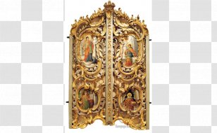 Age Of Enlightenment 18th Century Baroque Painting Iconostasis - Gold Transparent PNG