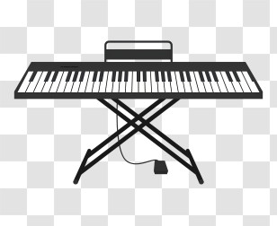 Music - Electronic Keyboard For Music Transparent PNG