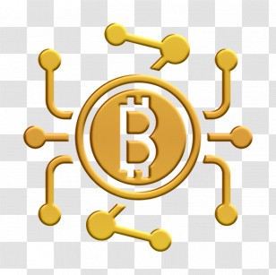 Bitcoin Icon Blockchain Icon Crowdfunding Icon Transparent PNG