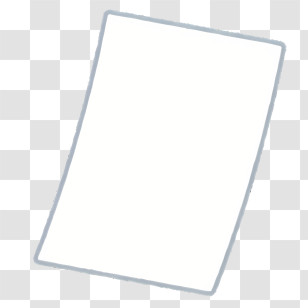 Icon - Blank White Paper Illustration Transparent PNG