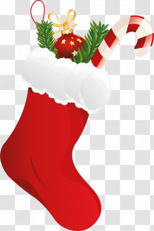 Christmas Stockings Sock Clip Art - Ornament - Happy New Year Transparent PNG