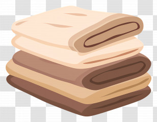Stack Of Towels - Stack Of Folded Towels For Home And Bath Transparent PNG