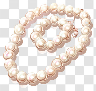 Pearl Necklace - Pearl Necklace Illustration Transparent PNG
