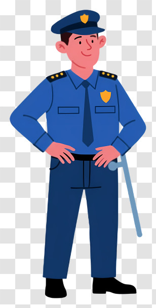Policeman In Uniform - Police Officer In Uniform Transparent PNG