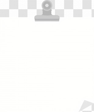 Note Paper - Minimal Blank Clipboard Design Transparent PNG