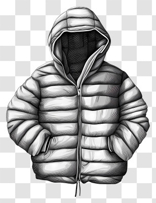 Puffer Jacket - Puffer Jacket For Winter Wear Transparent PNG