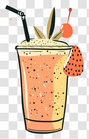 Smoothie - Fruit Smoothie Illustration Transparent PNG