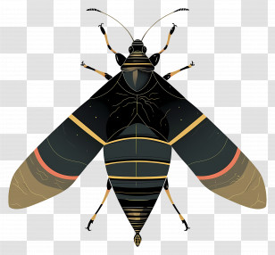 Insect - Detailed Insect Illustration Transparent PNG