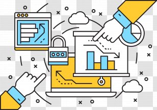 Responsive Web Design Digital Marketing Data Information - Business - Watch Computer Transparent PNG