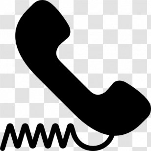 Telephone Call Clip Art - Silhouette - Phone Ui Transparent PNG