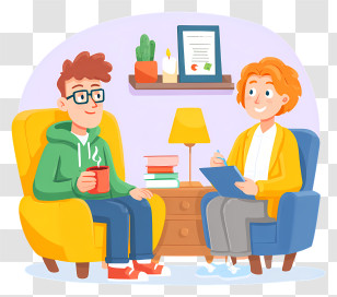 Therapy Session - Therapy Session Illustration Transparent PNG