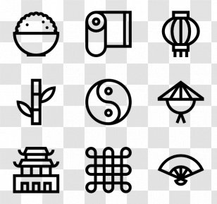 Laundry Symbol Washing Machines - Monochrome Transparent PNG