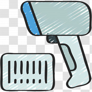 Barcode Reader - Handheld Barcode Scanner Device Transparent PNG
