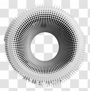 Dotted Circle - Abstract Circular Pattern Transparent PNG