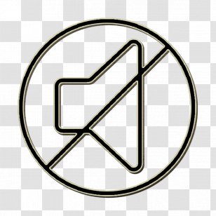 Mute Icon Essential Set Sound - Coloring Book Logo Transparent PNG