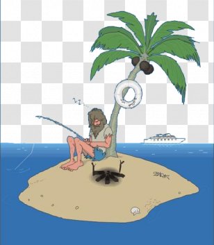 Cartoon Illustration - Grass - The Savage On Island Transparent PNG