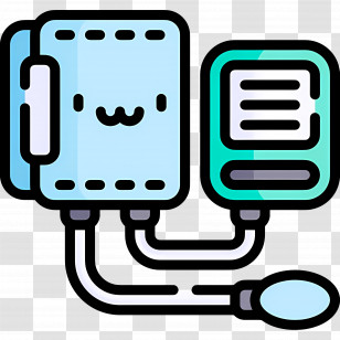 Blood Pressure Monitor - Cute Blood Pressure Monitor Transparent PNG