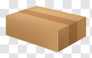 Box - Simple Cardboard Box For Packaging Transparent PNG