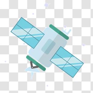 Icon - Satellite In Space Transparent PNG