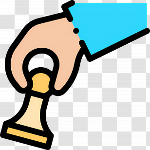 Chess - Hand Holding A Chess Piece Transparent PNG