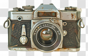 Watercolor Camera - Vintage Camera Illustration For Photography Enthusiasts Transparent PNG