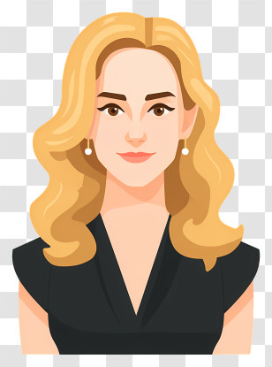 Kate Middleton Blonde Hair - Blonde Woman Portrait Transparent PNG