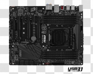 LGA 2011 Intel X99 Motherboard MSI X99A SLI PLUS - Brand - Computer Transparent PNG