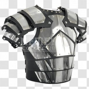 Pauldron Breastplate Knight Middle Ages Armour - Cuirass Transparent PNG