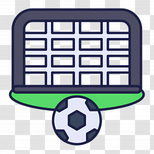 Football Net - Soccer Ball In Goal Transparent PNG