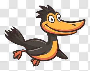 Platypus Logo - Happy Duck Transparent PNG